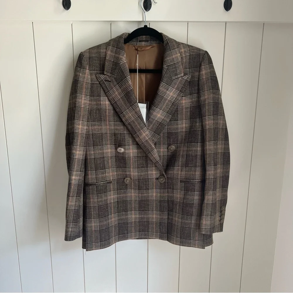 NWT Acne Studios herringbone oversize blazer - Picture 3 of 16